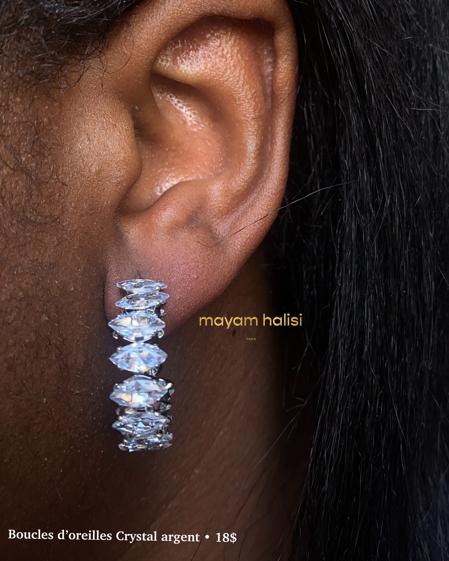 Boucles d’oreilles Crystal