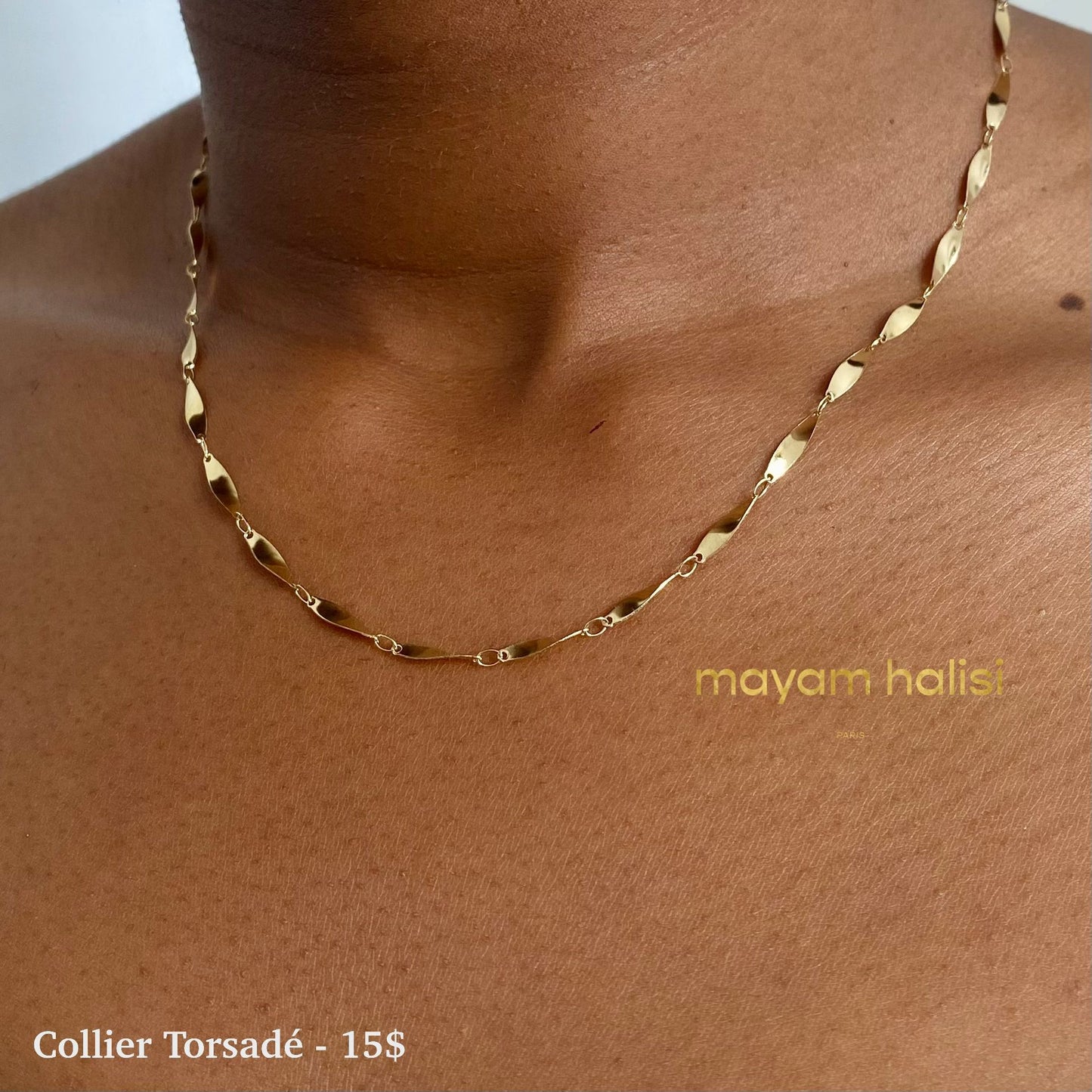 Collier torsadé