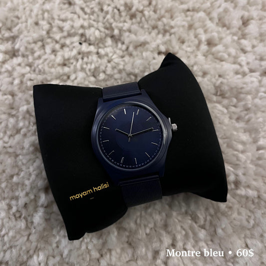 Montre bleue