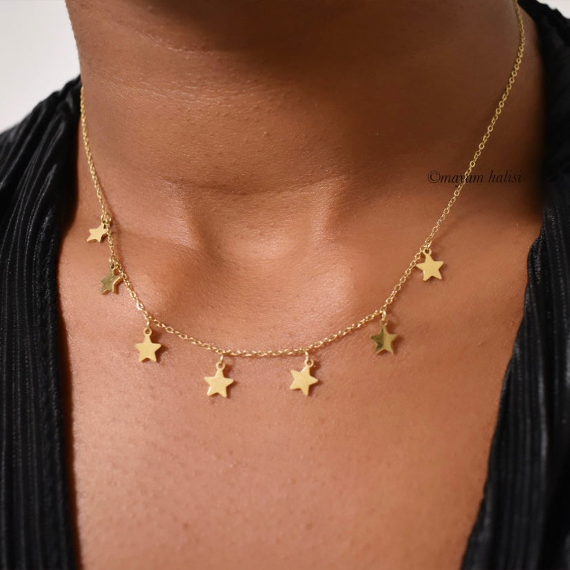 Collier étoiles